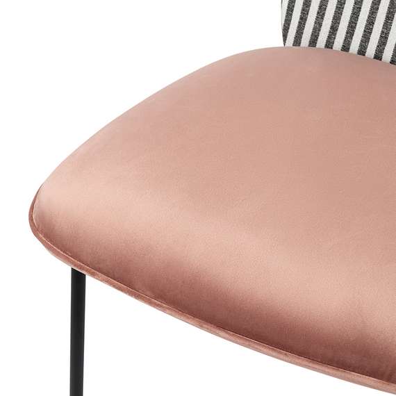 Стул Pompadour, велюр, пыльная роза