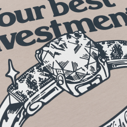 Футболка HAIDED INVESTMENT Grey Beige