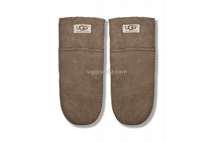 UGG Варежки Замшевые Женские Серые
