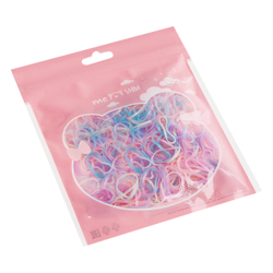 Резинки для волос MESHU, пастельные ассорти, 300шт., диаметр 2см, европодвес MS_60592