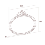 FLORIANA Спальня. Зеркало в раме овальное