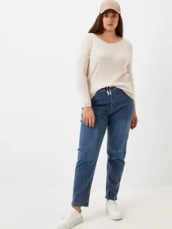 Джинсы на резинке больших размеров