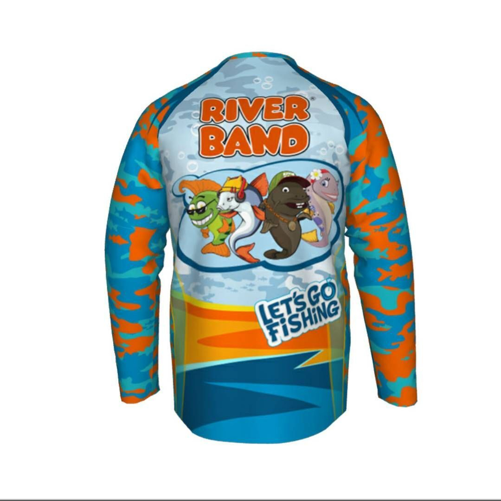 Футболка детская рыболовная River Band SAMMY размер 164