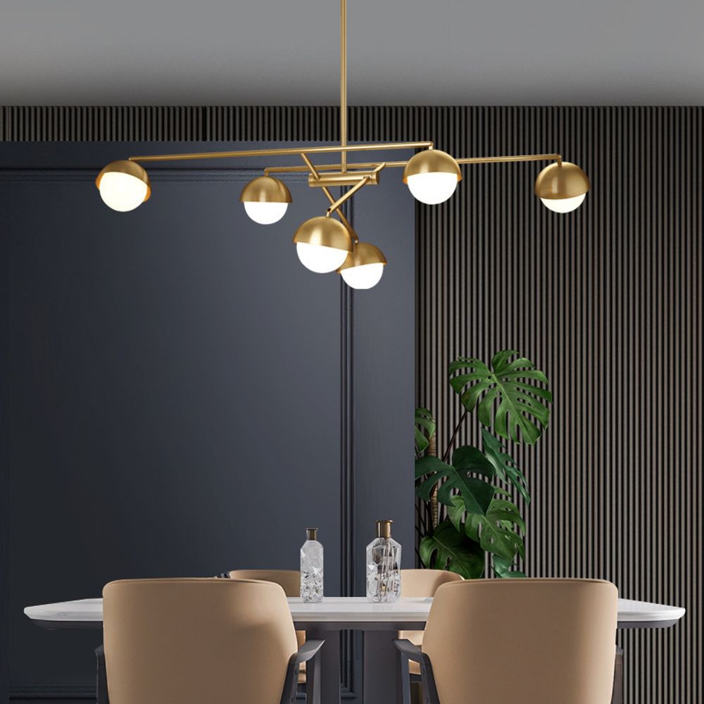 Люстра На Штанге Kendall L10 Black Gold By Imperiumloft