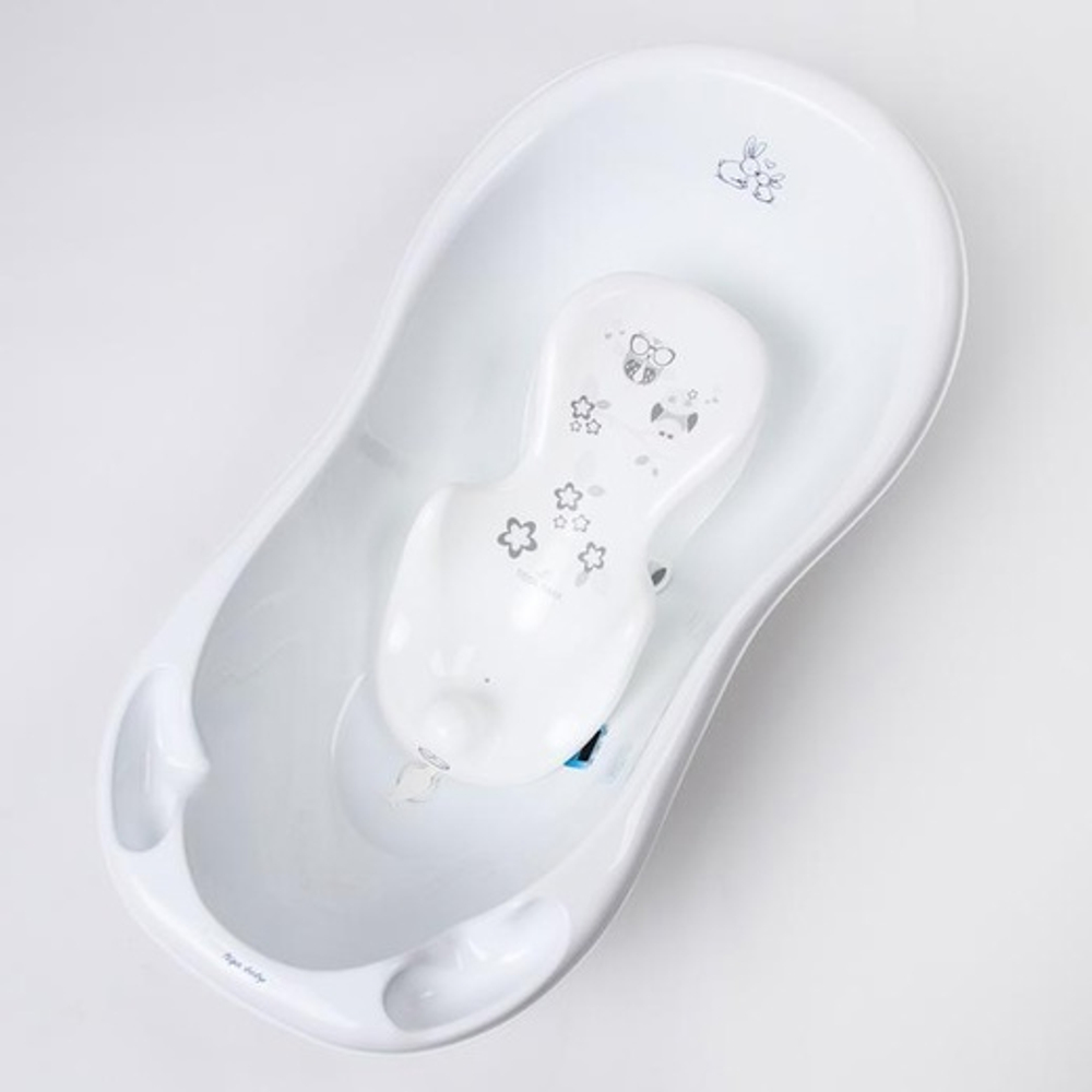 Горка в ванну СОВА антискольз. (Tega) (серый)