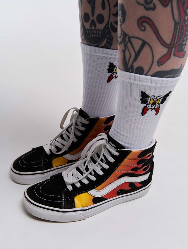 Носки Butterfly белые - фото 1