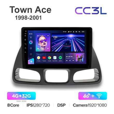 Teyes CC3L 10,2"для Toyota Town Ace 1998-2001