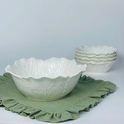 Lenardi 232-034 Набор из 5 салатников 27/19см BIANCO в под.уп.(х4)Фарфор