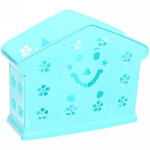 Подставка для столовых приборов «Смайл цветы» 20*7,5*16см пластиковая, 3 секции