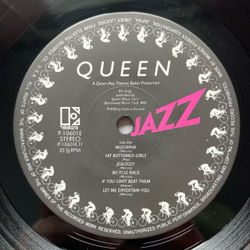 Винтажная виниловая пластинка LP Queen Jazz (Япония 1978) (Оби, Постер)