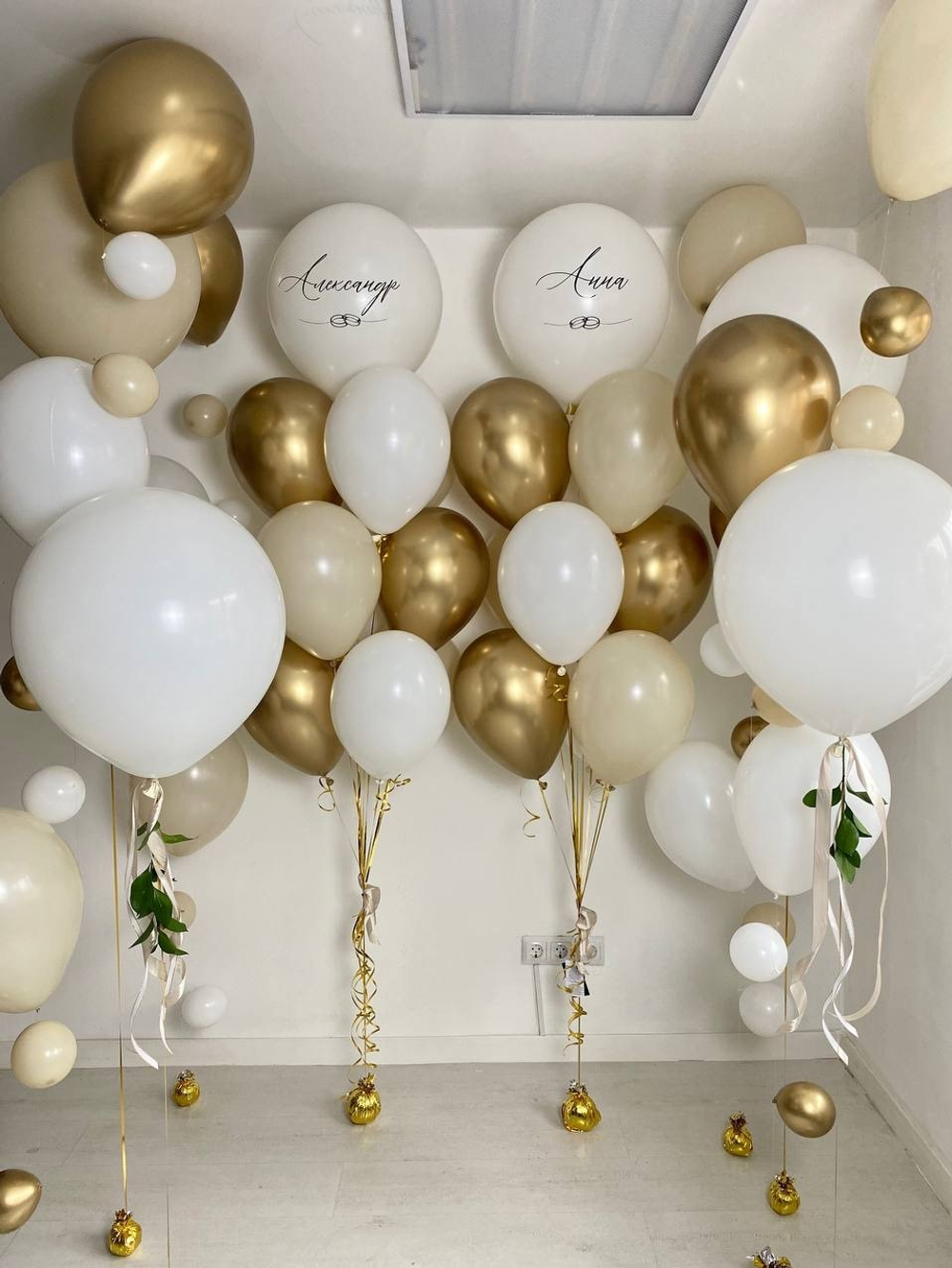 Воздушные шары на свадьбу №3182