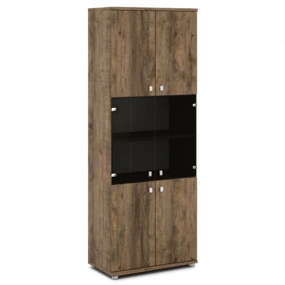 Шкаф со стеклом высокий 820х440х2195 V-633