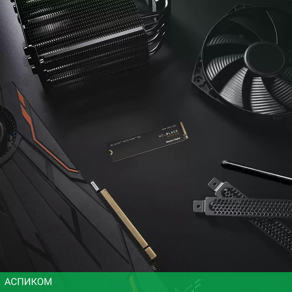 SSD диск WD Black SN770 NVMe 500GB (WDS500G3X0E)