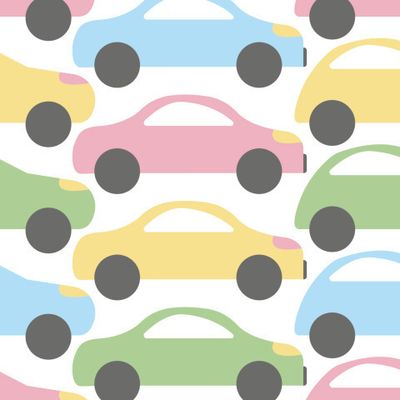 Buy baby fabric pastel car