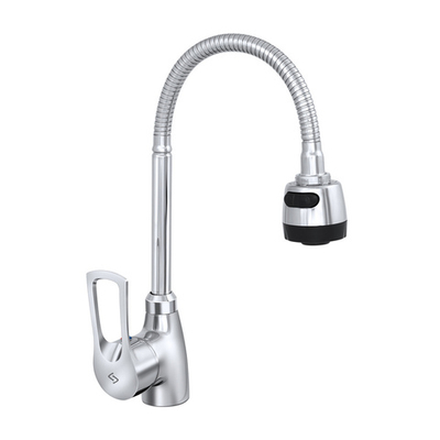 Смеситель для мойки с гибким изливом, одноручный, СЛ-ОД-Ц25, Славен