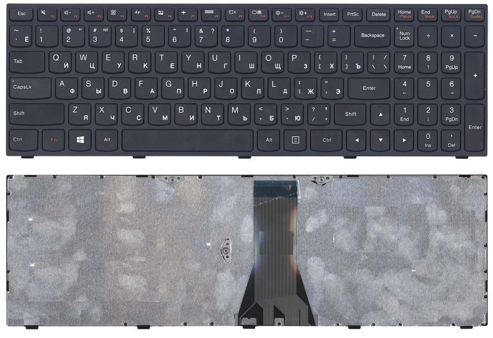 Клавиатура для ноутбука Lenovo G50-30, B50-30, Z50-70, Z70-80, Черная (TOP-100365)