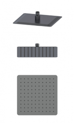 Верхний душ WONZON & WOGHAND, Темный графит (WW-88DP06-BGM)