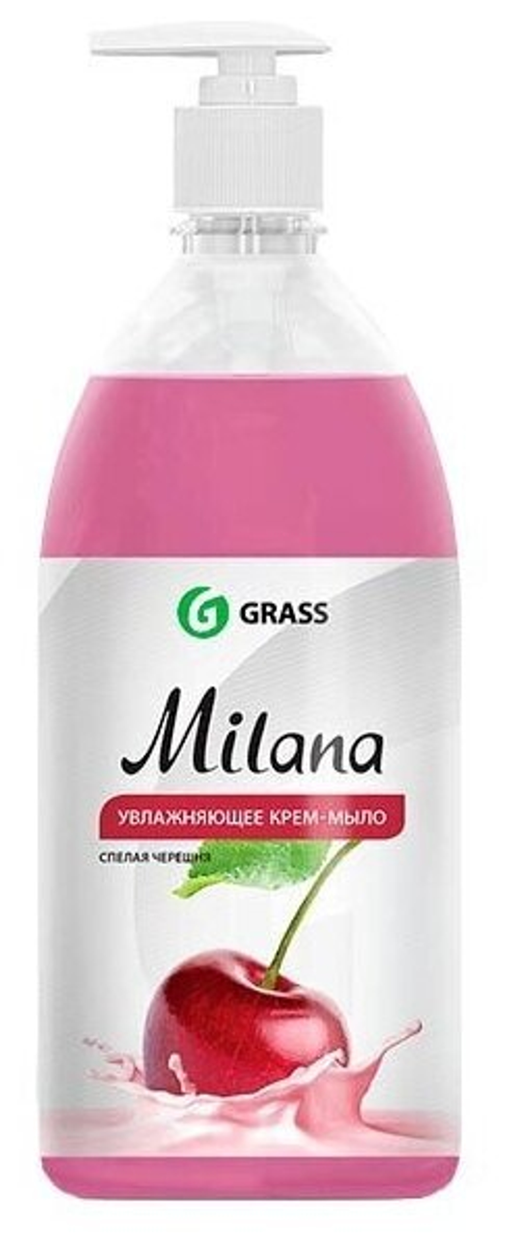 КРЕМ-МЫЛО GRASS MILANA СПЕЛАЯ ЧЕРЕШНЯ 1Л