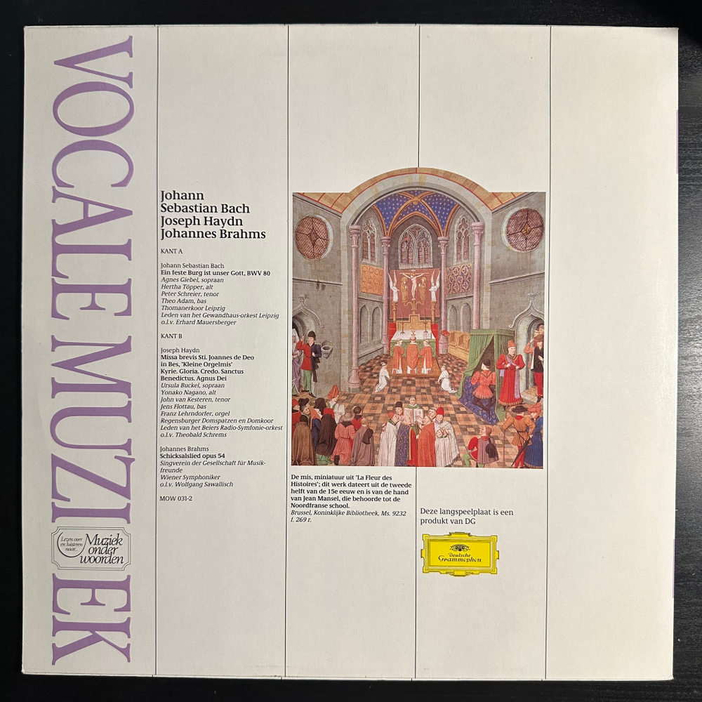 Бах, Гайдн, Брамс - Вокальная музыка (Голландия 1980г.)