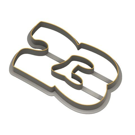 Формочка 23 февраля штамп