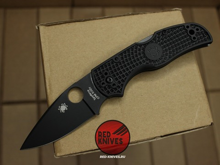 Нож Spyderco Native 5 LTW - черная рукоять, черный клинок RK/495