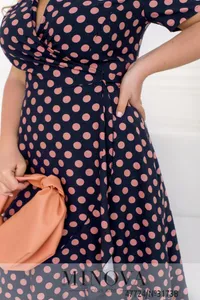 Платье 3173B-темно-синий Minova