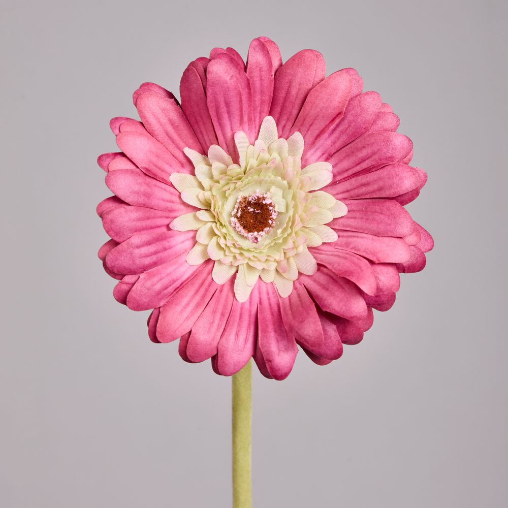 ЦВЕТОК ИСКУССТВЕННЫЙ "ГЕРБЕРА" ВЫСОТА=61СМ. (МАЛ=24 ШТ/КОР=96ШТ.)