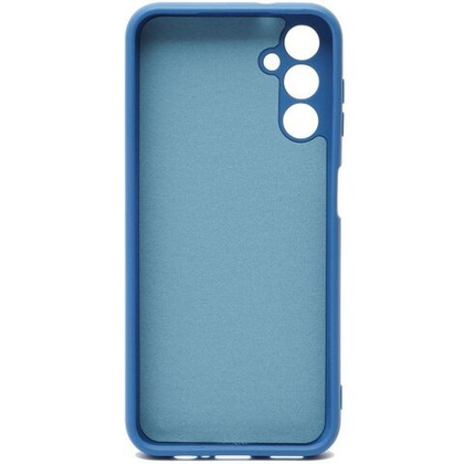 Накладка Samsung A14 4G/5G силикон матовый синий Soft Case Zibelino