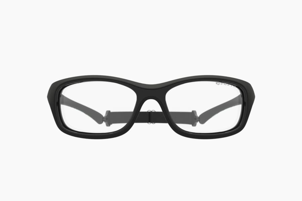 Спортивные очки с диоптриями Demetz Softness R / Black / Light Mint Colorless Cat.0