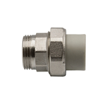 Муфта комб. разъемная, нар 20х3/4'' EVER® plast  СЕРЫЙ (Россия)