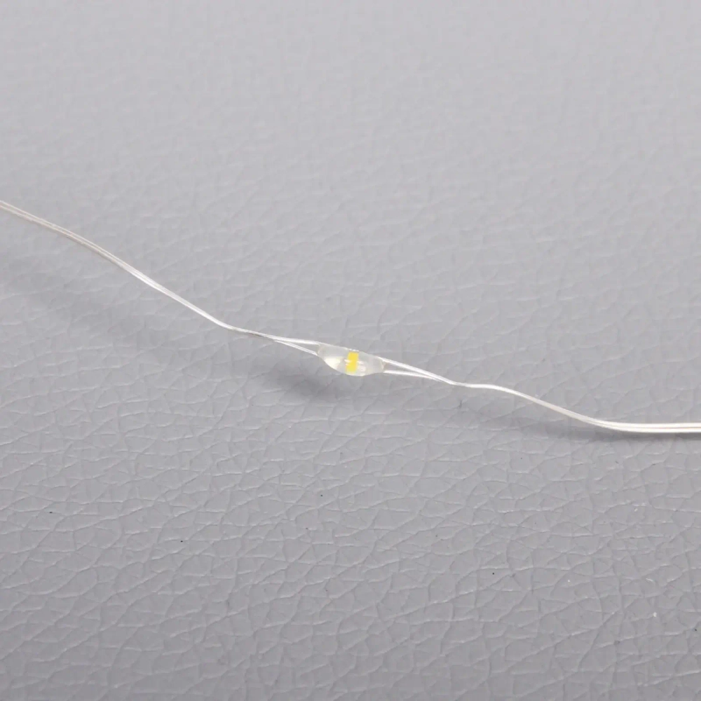 Гирлянда для дома «Теплый свет» на батарейках 3,0 м, 10 насадок, 80 ламп LED, d-5 см, 2 реж, (3АА), IP-20, Теплый белый