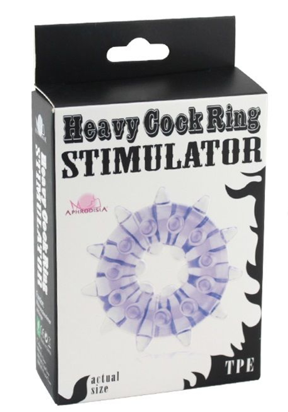 Прозрачное кольцо на пенис Heavy Cock Ring Stimulator (Цвет: прозрачный)