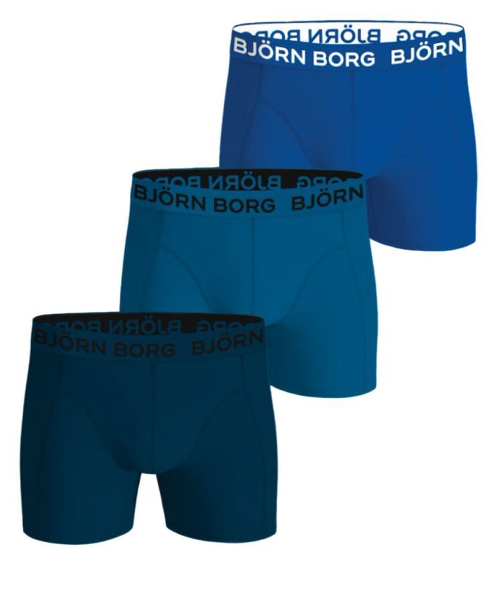 Мужские спортивные боксеры Björn Borg Cotton Stretch 3P - разноцветный
