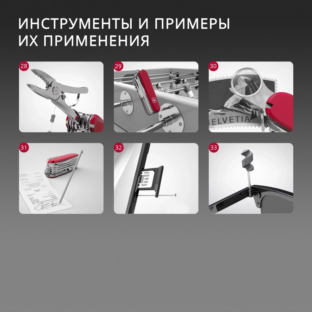 Нож перочинный Victorinox Evoke Alox LE 2025 Stone Red, 222 мм, красный, подарочная коробка