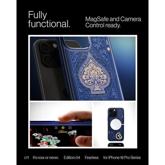 Чехол Spigen c11 Fearless Edition MagFit для iPhone 16 Pro (ACS09320)