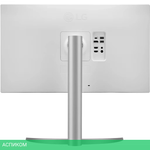 Монитор LG UltraFine 27UP850K-W черный (27UP850K-W)