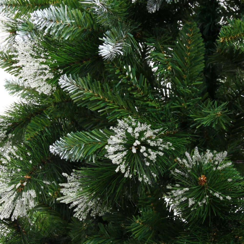 Елка «Хрустальная роса» 210 см, ПВХ+Леска (1000 веток)