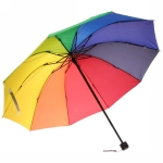 Зонт женский механический «Ultramarine - Радуга», ветроустойчивый, 10 спиц, d-99см, длина в слож. виде 24см