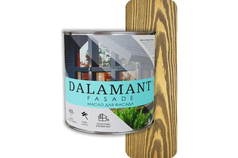 Масло для фасада Dalamant Fasade орех