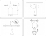 Встраиваемый светильник на штанге Ambrella Light TA TA1273