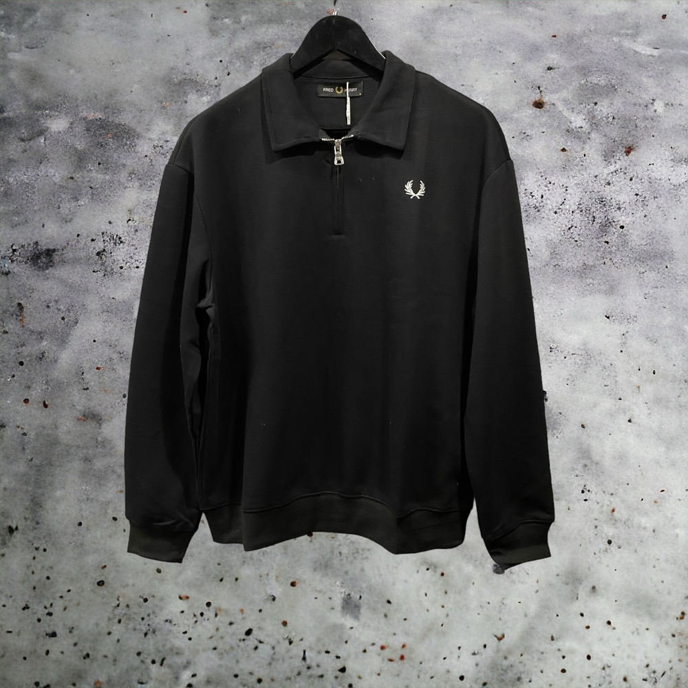 Свитшот Zip Fred Perry #1 • Черный