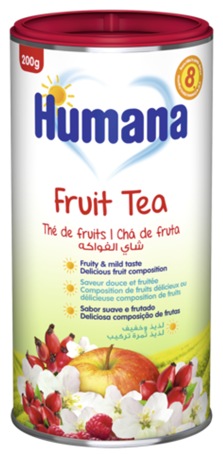 Чай детский Humana Фруктовый с 8 месяцев 200 г