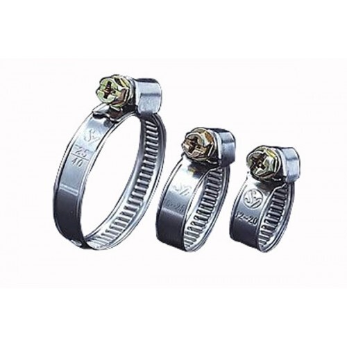 Хомут 70-90мм червячный SS201, 9мм (1шт)