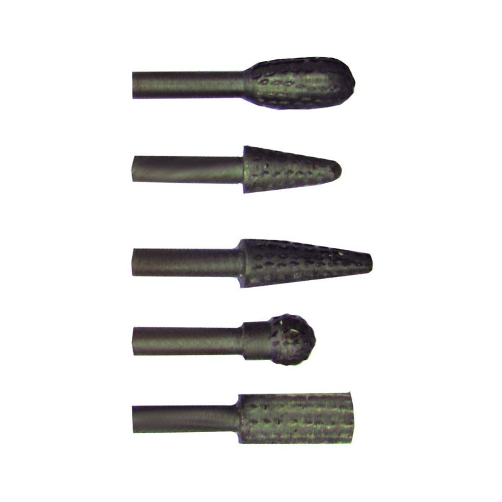 БИБЕР 70702 Набор металлических бор-фрез (набор 5шт)