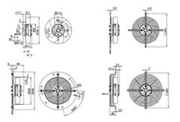 Вентилятор осевой A4S200-AH04-01