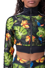 Кофта HIGH-ENERGY CROPPED JACKET 564  JUNGLE GREEN
