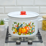 Кастрюля 7л "Осень" тм Appetite