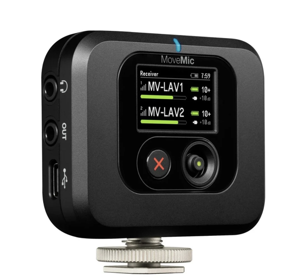 Микрофон Shure MoveMic Two Receiver Kit, черный