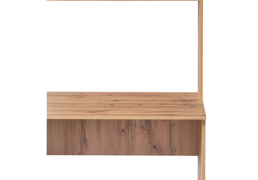 Компьютерный стол Woodville Лайт 03.243 дуб золотой (craft), белый премиум