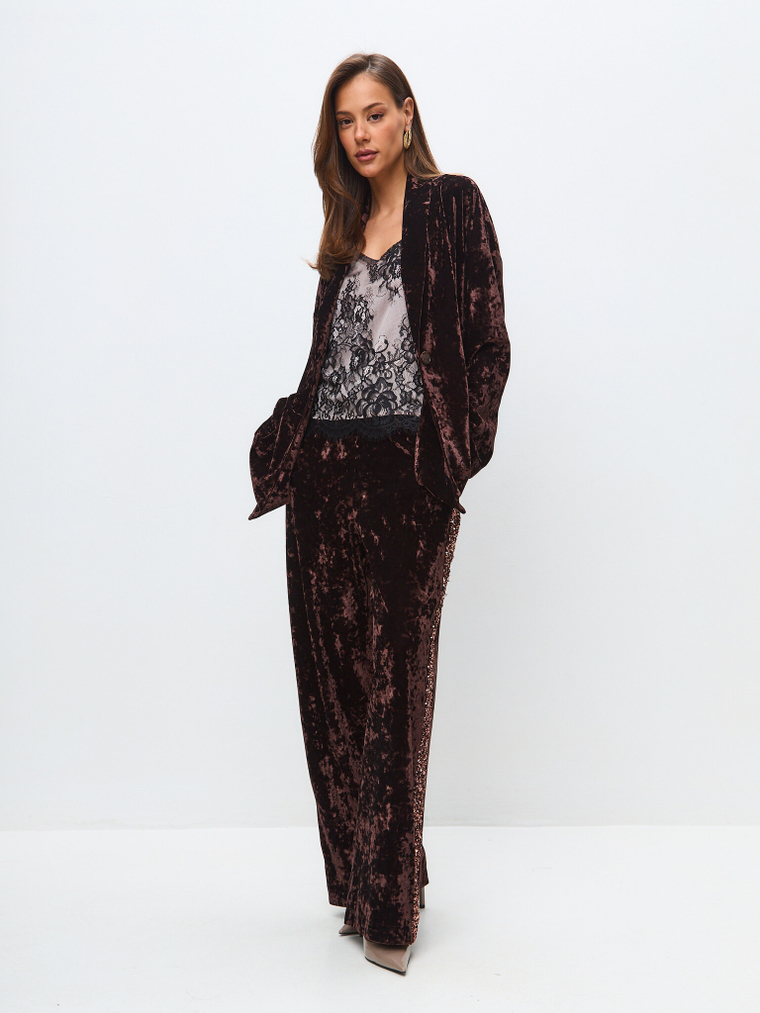 Бархатные брюки